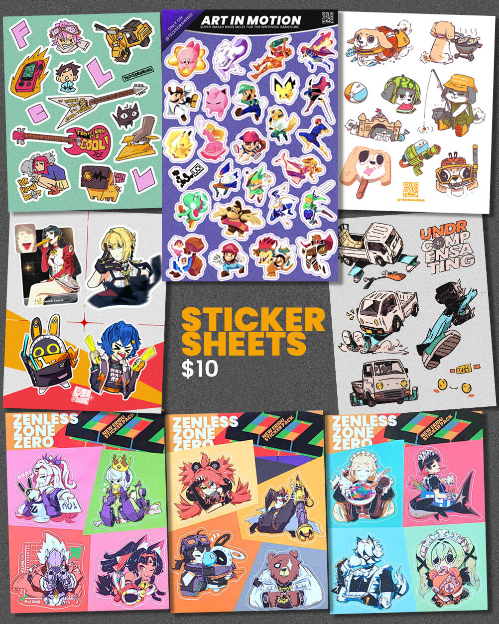 sticker sheets current selection of sticker sheets